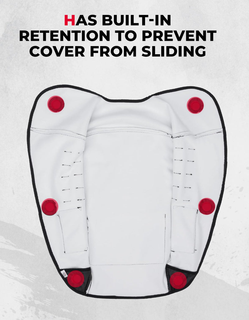 KEMIMOTO Motorcycle Fuel Tank Bag Cover Dustproof Fuel Gas Pad Cover Protector with Strong Retention Compatible with Touring Softail