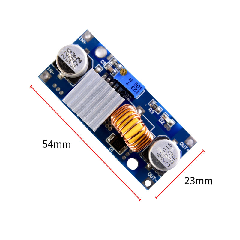 [Australia - AusPower] - LAOMAO DC-DC Buck Converter 4-38V to 1.25-36V 5A Adjustable 24V 12V 9V 5V Step Down Voltage Converter Power Module Compatible with Arduino LED Electric Power DIY (Pack of 3) 