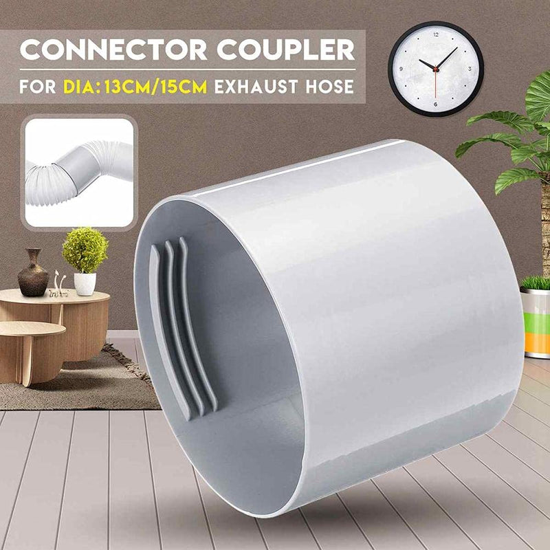 [Australia - AusPower] - Srliya Portable Air Conditioning Hose Connector, Exhaust Pipe Connector, Mobile Air Conditioning Extension Pipe Connector (15 cm) 15cm 