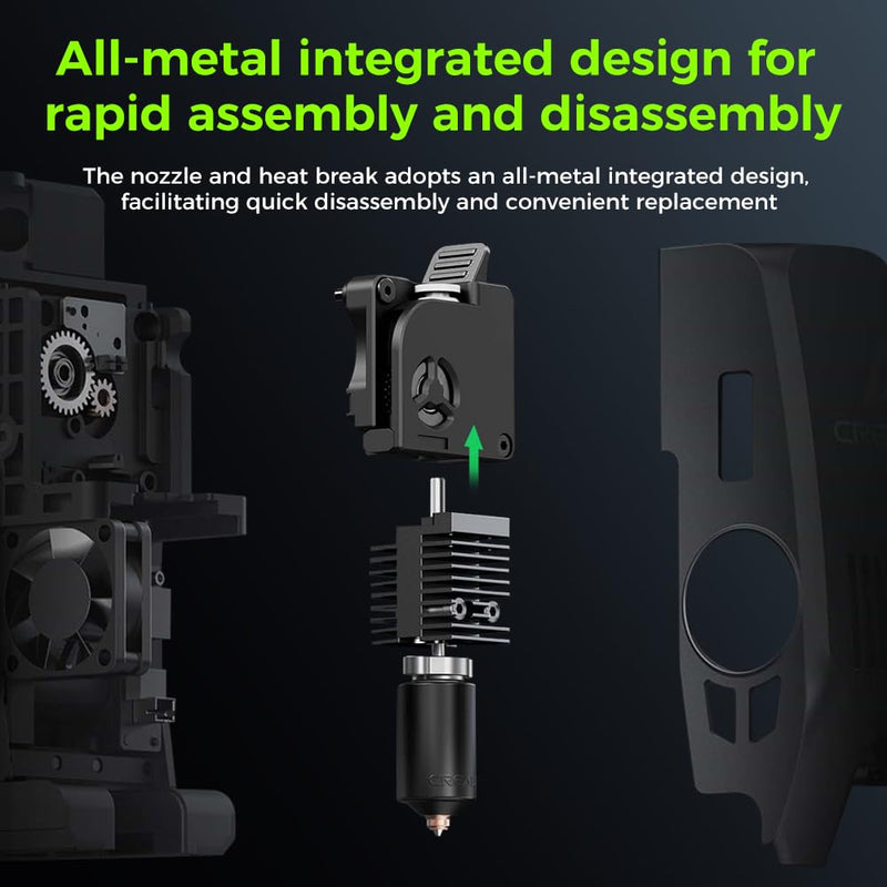 Creality K2/K2 Pro Ceramic Heating Block Hotend Kit, Unicorn Quick Swap Nozzle Kit, 300°C High Temperature Resistant, All-Metal Integrated Design Kit for Creality K2/K2 Pro 3D Printers For K2/K2 Pro