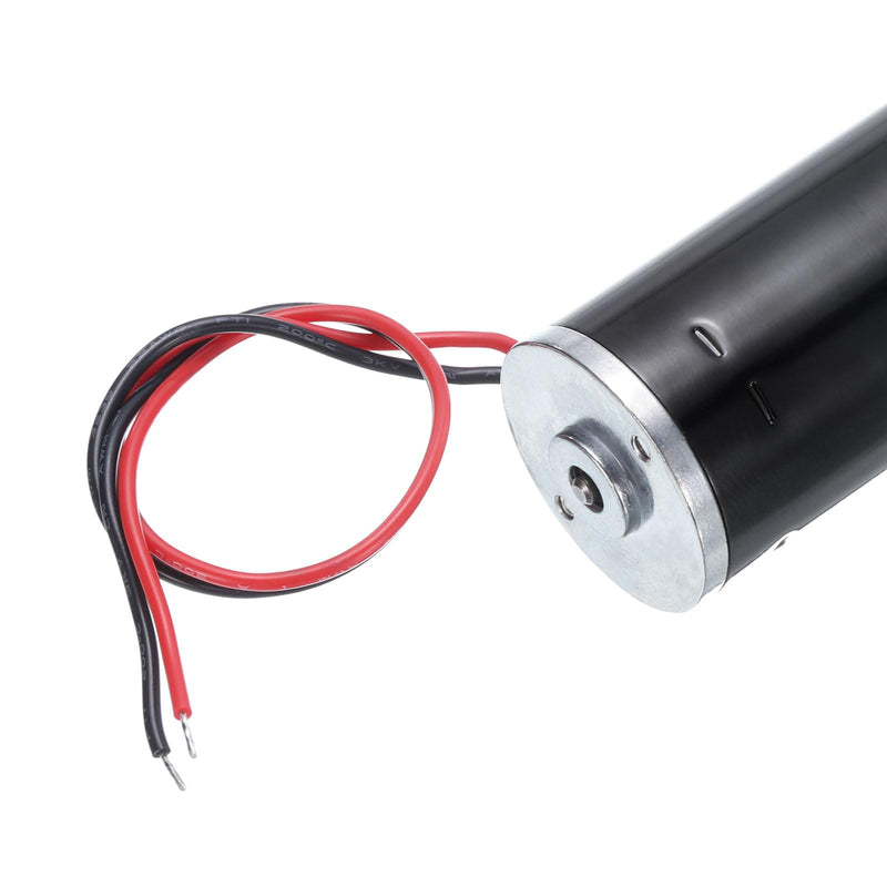 MECCANIXITY DC 12V High Torque Turbine Worm Geared Motor with 8mm Shaft 10RPM Geared Motor with Wire for Electric Fireplace 10 RPM
