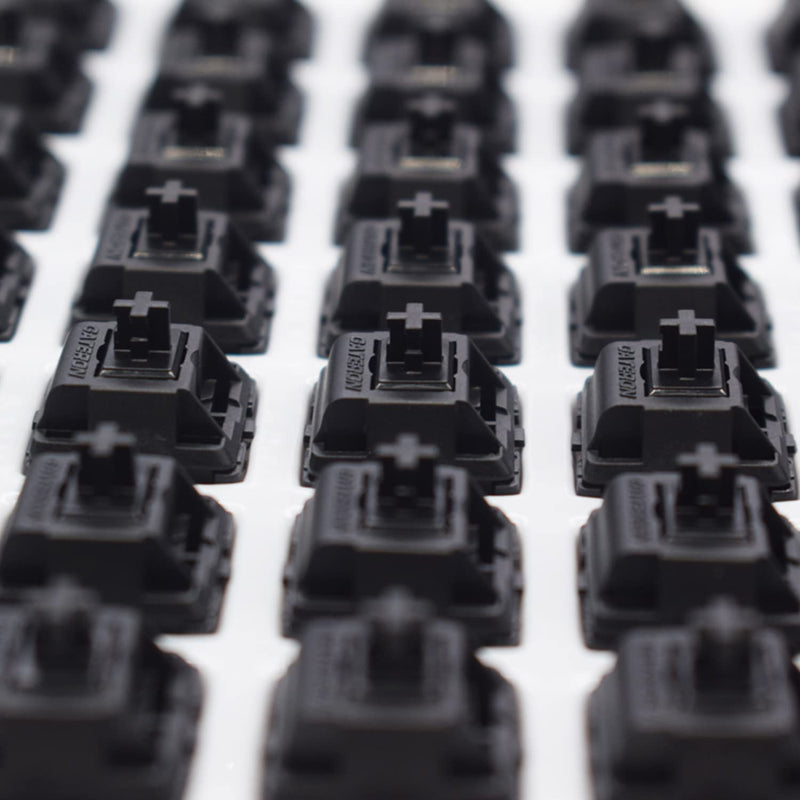 [Australia - AusPower] - Gateron Oil King V2 Pre Lubed 5pin Linear Switches for Mechanical Keyboard (90PCS, Oil King) 90Pcs 