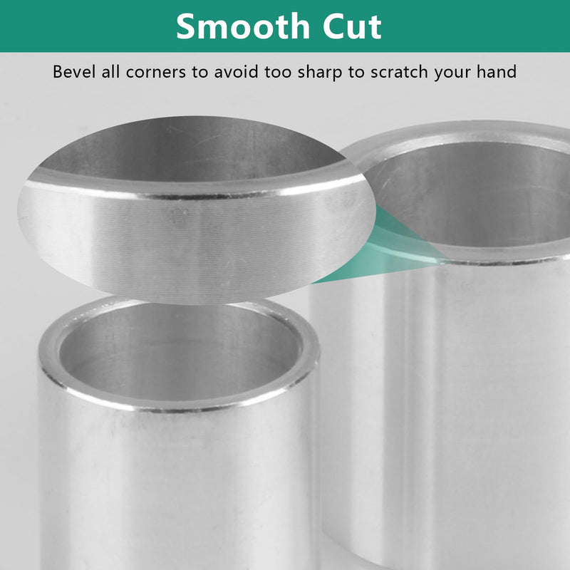 [Australia - AusPower] - Reducing Bushing Arbor Adapters for Bench Grinder Wheel, 1'' Thick from 1'' to 3/4'', 5/8'', 1/2'' Aluminum 