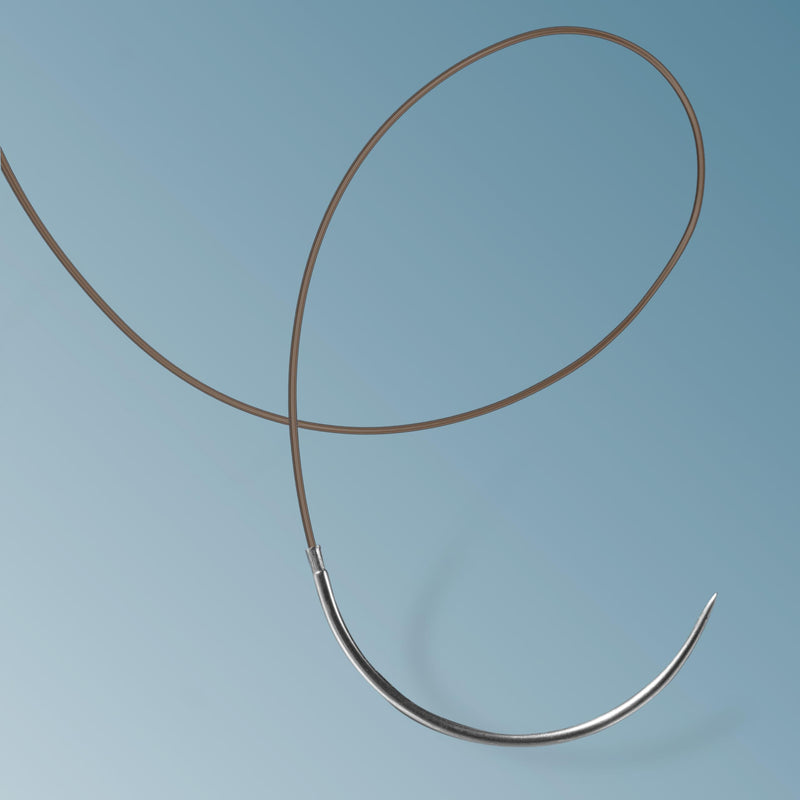 [Australia - AusPower] - CHROMIC Gut Absorbable Surgical Suture USP Size 0, 1/2 36mm Taper Needle, 29.5 Inches (75 cm), 12 Count, Veterinary Use 