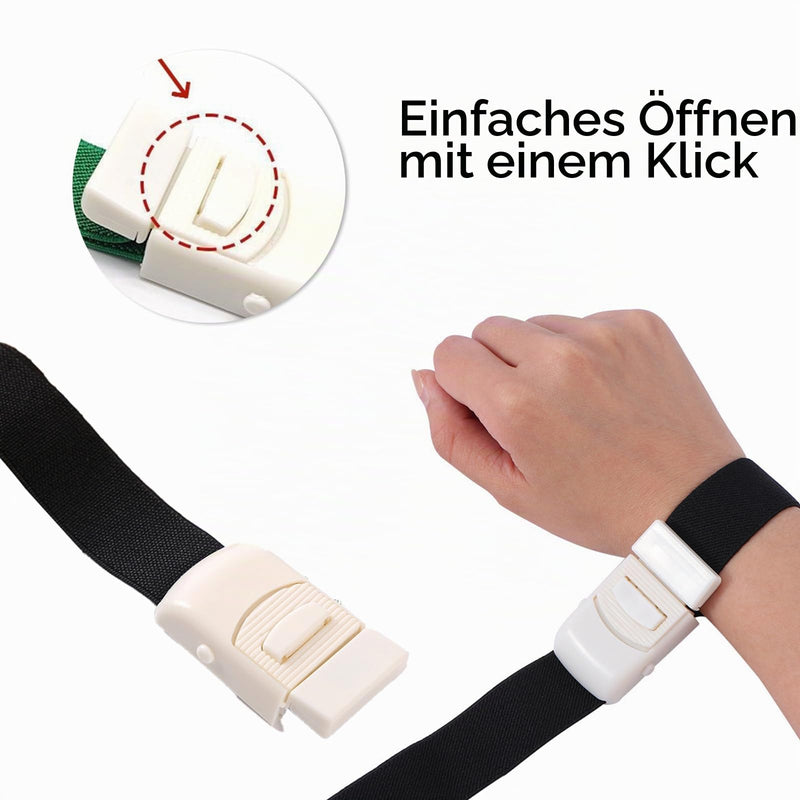 6 x Vein Storms, Medical Nurse Tourniquet Buckle, Tourniquet Bands, Vein Congestion Tube, Dust Band, Blood Collection and Wound Care Used (Mixed Colour)