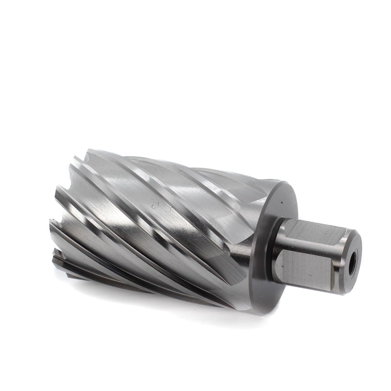 [Australia - AusPower] - OSCARBIDE 1-9/16 "x2 Annular Cutter, 3/4 inch Weldon Shank, 1-9/16 inch Cutting Diameter, 2 inch Depth of Cut, 2 Flat Mag Drill Bit with Pilot Pin for Magnetic Drill Press,1 Piece 