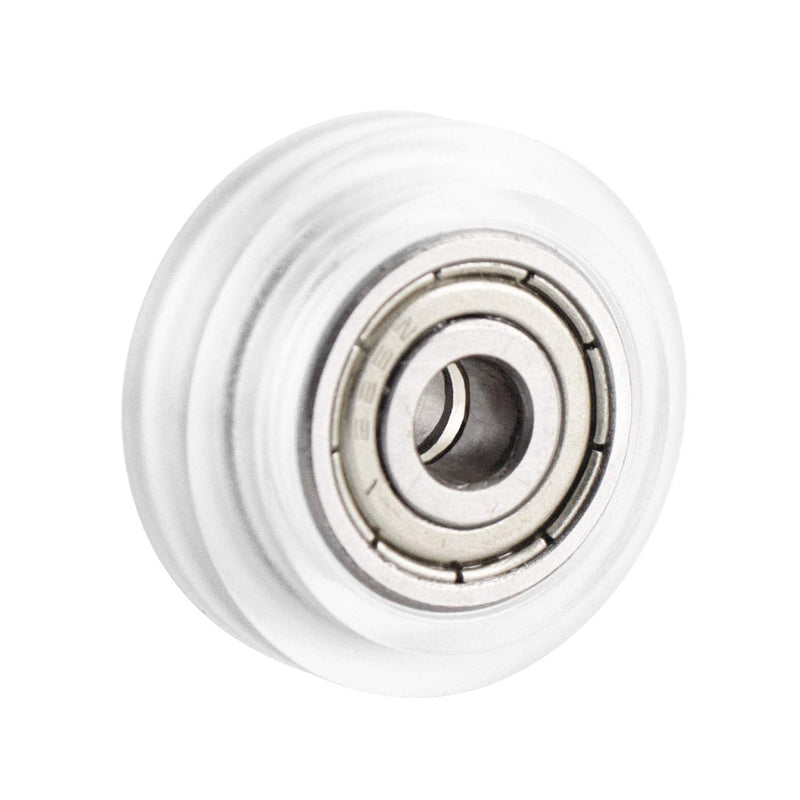26PCS 3D Printer Wheel,Polycarbonate Plastic POM Rolle Linear Bearing for Creality CR10, Ender 3, Anet A8, Artillery X1 24x10mm Transparent 26