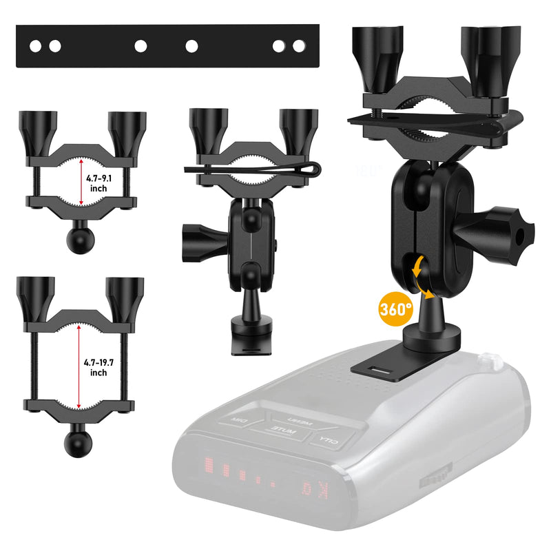 [Australia - AusPower] - Car Rearview Mirror Radar Detector Mount, Suitable for Uniden Series Rearview Mirror Rod Radar Mount (for Uniden Radar Detector Only) 