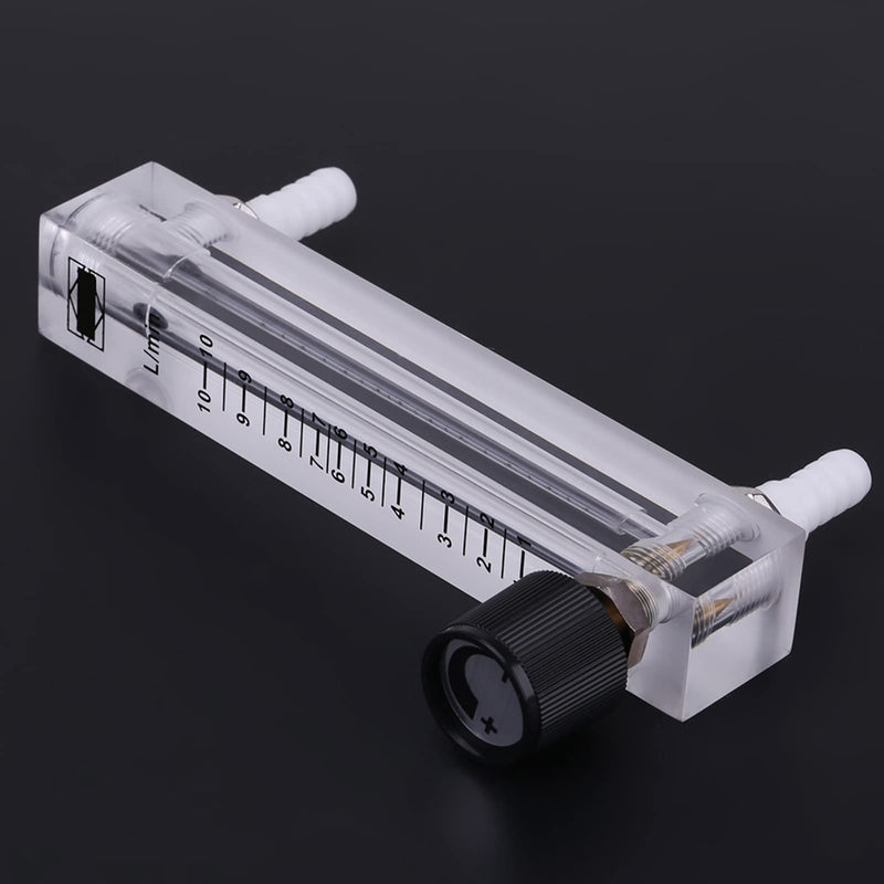 Flow Meter 1-10LPM Flow Meter with Control Valve for Oxygen/Air/Gas Flow Meter 1-10LPM, Default