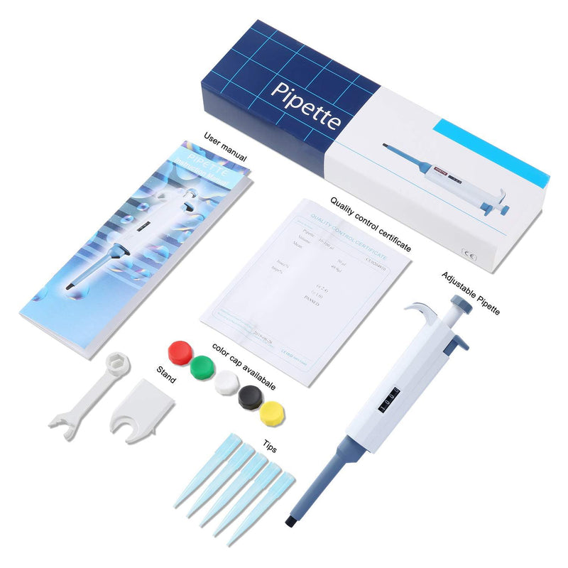 Adjustable Pipettor Pipette Micropipette High-Accurate MicroPipette Variable Volume Pipette 100ul-1000ul 100-1000ul