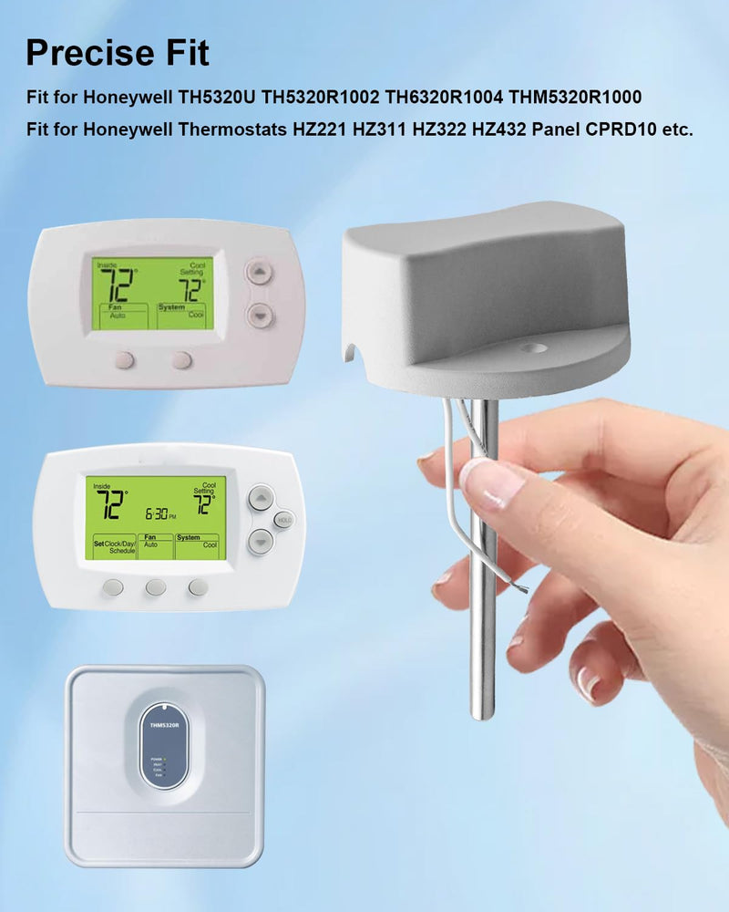 [Australia - AusPower] - C7735A1000 Discharge Air Temperature Sensor Fit for Honeywell TH5320U TH5320R1002 Zone Controller HZ221 Panel CPRD10 Dampers AT140A1042 Transformer, Thermostat Controllers Replace CECOMINOD032202 