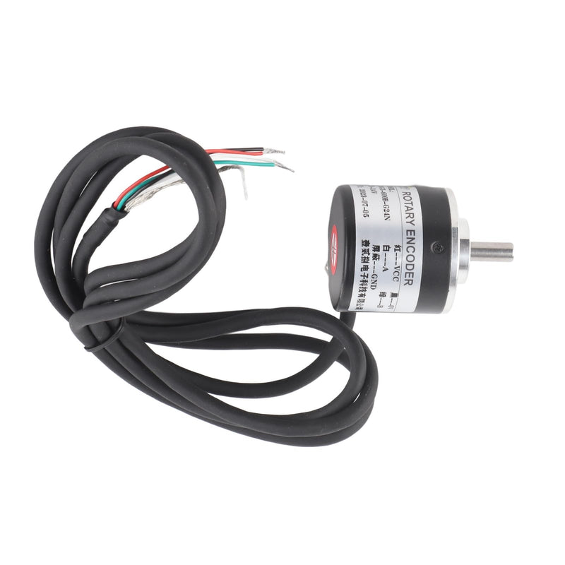 [Australia - AusPower] - 600P/R Rotary Encoder, Incremental Rotary Encoder, DC 5-24v 2 Phase, 600P/R Photoelectric Incremental Rotary Encoder, 5V-24V, AB 2 Phase Shaft 6 mm 