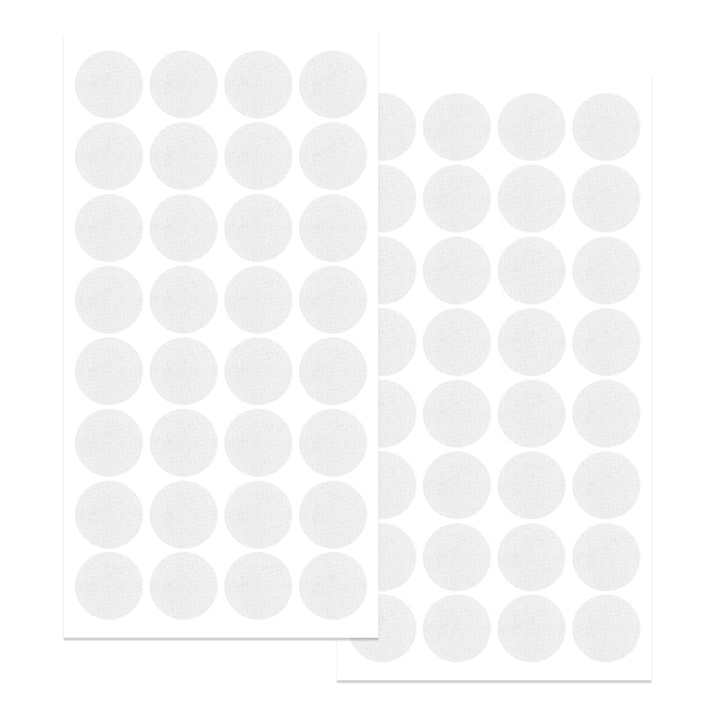 [Australia - AusPower] - 64 Pieces 20mm Synthetic Paper Self Adhesive Filter Discs Water Resistant Dustproof Breathable Mushroom Growing 