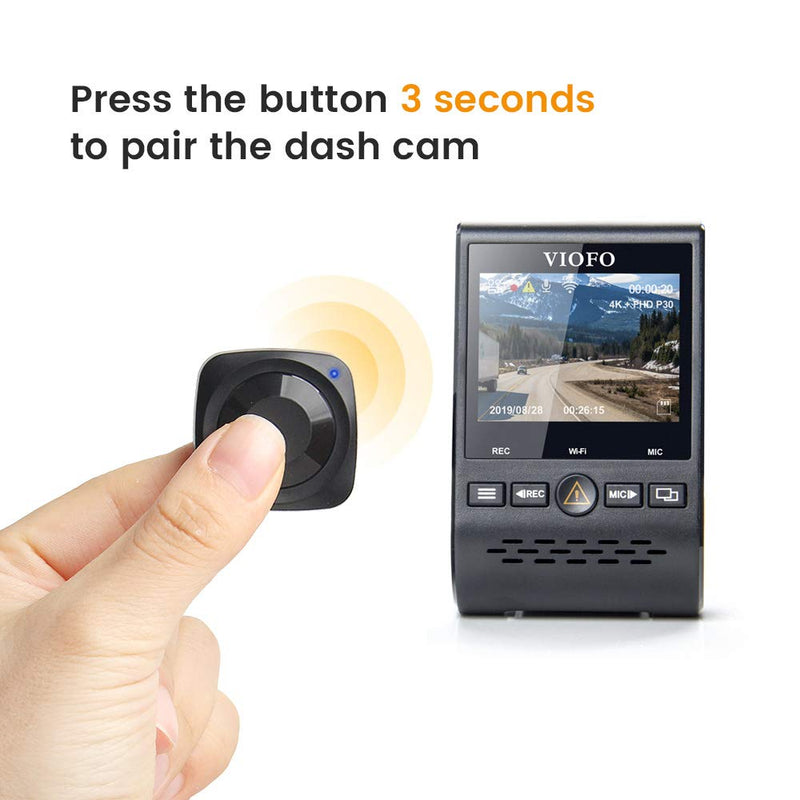 [Australia - AusPower] - VIOFO Wireless Bluetooth Remote Control for VS1/ A229 Pro/ A229Plus/ A119 Mini/ T130/ A139 Pro/ WM1/ A129 Duo / A129 Plus / A129 IR / A129 Pro Dash Cam 