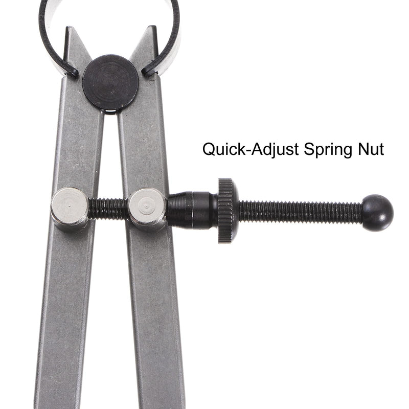 [Australia - AusPower] - HARFINGTON Spring Joint Caliper 20 inch / 500mm Adjustable Spring Outside Caliper with Solid Nut for Wood Turning Lathe Work 