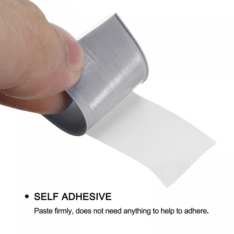 [Australia - AusPower] - uxcell Waterproof Seal Caulk Strip Tape Self Adhesive 0.87"W x 10.5'L PVC Sealing Tape for Kitchen Bathroom Grey 2Pcs 