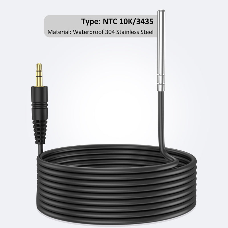 [Australia - AusPower] - 1 Pack Food-Grade Waterproof Probe and 1 Pack TPU Waterproof Probe for Aquarium 