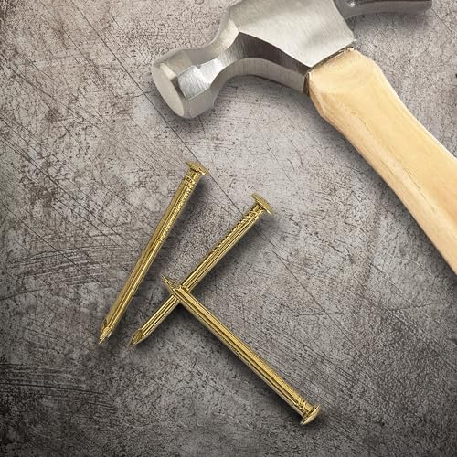 Hardware Philosophy HP pure brass common nails, 1.1-inch, bag of 100