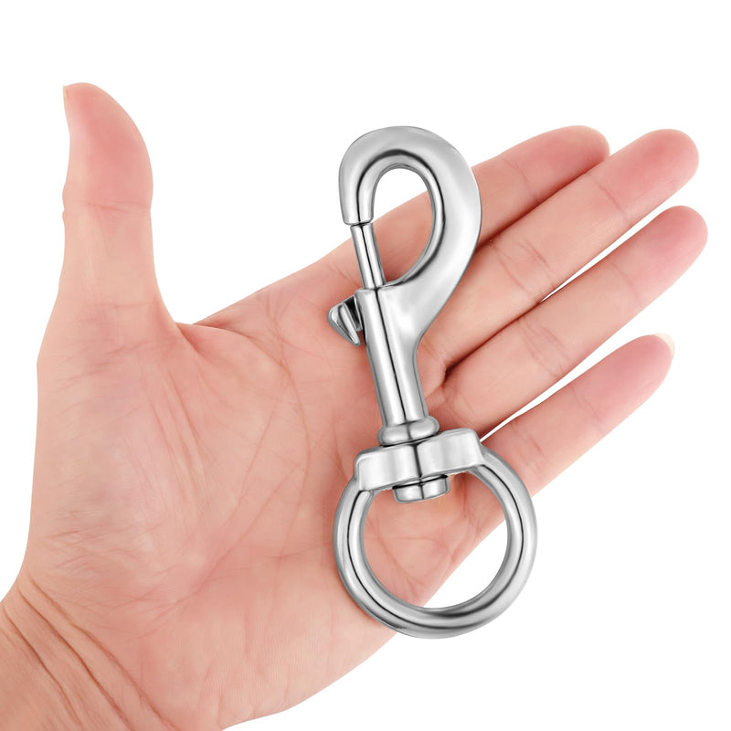 [Australia - AusPower] - Swivel Eye Bolt Snap Hooks Dog Leash Clip Leash Clasp Large Heavy Duty 4.7 Inch 2 pcs 
