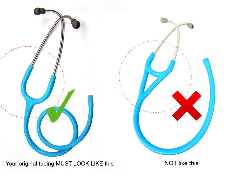 [Australia - AusPower] - (Stethoscope Binaural) Replacement Tube by Reliance Medical fits Littmann® Classic II PEDIATRIC, Classic II SE, Select, Master Classic II, and Infant Stethoscope - LIGHT BLUE TUBING 