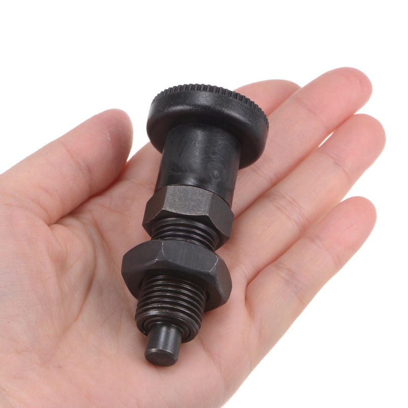 [Australia - AusPower] - HARFINGTON Push Fit Ball Nose Spring Plunger M16x1.5 Thread Length 1.02" Pin Dia.8mm Carbon Steel Return Knob Plunger Non-Locking Retractable Index Plunger for Industrial Equipment 