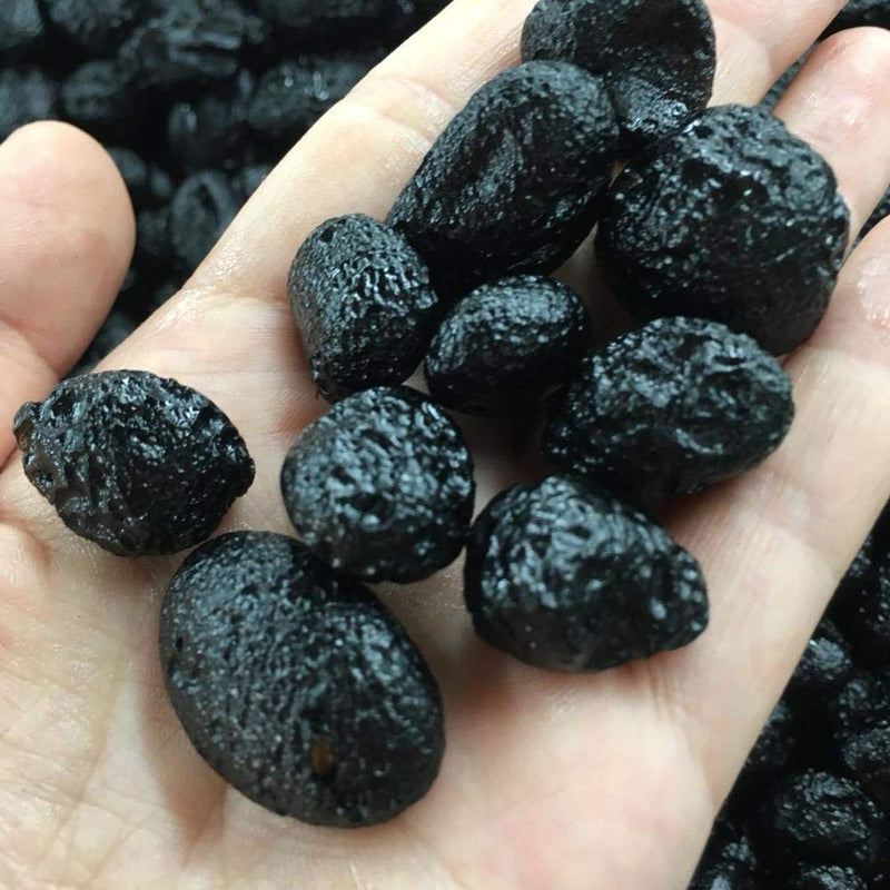 [Australia - AusPower] - Unique Stones, Natural Stone Meteorite Black Tektite Specimen 6Pcs 