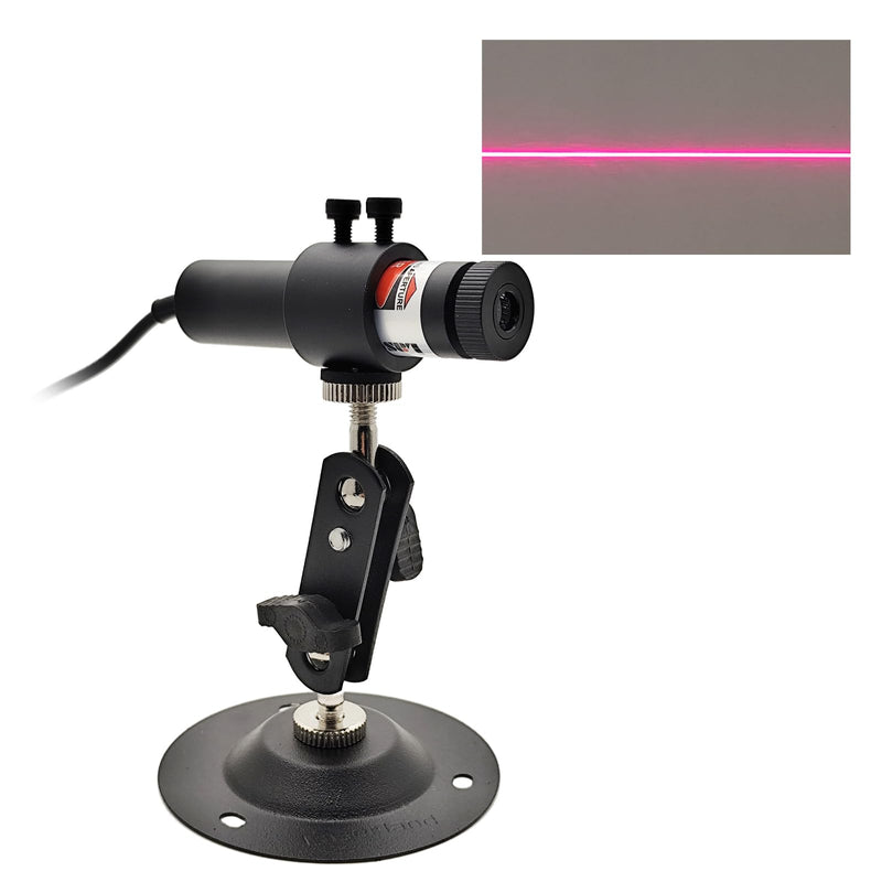[Australia - AusPower] - Red Line Light Module Projector Locator Generator for Cloth Fabric Stone Mill Woodworks Alignment Focusable Dustproof 18mm 