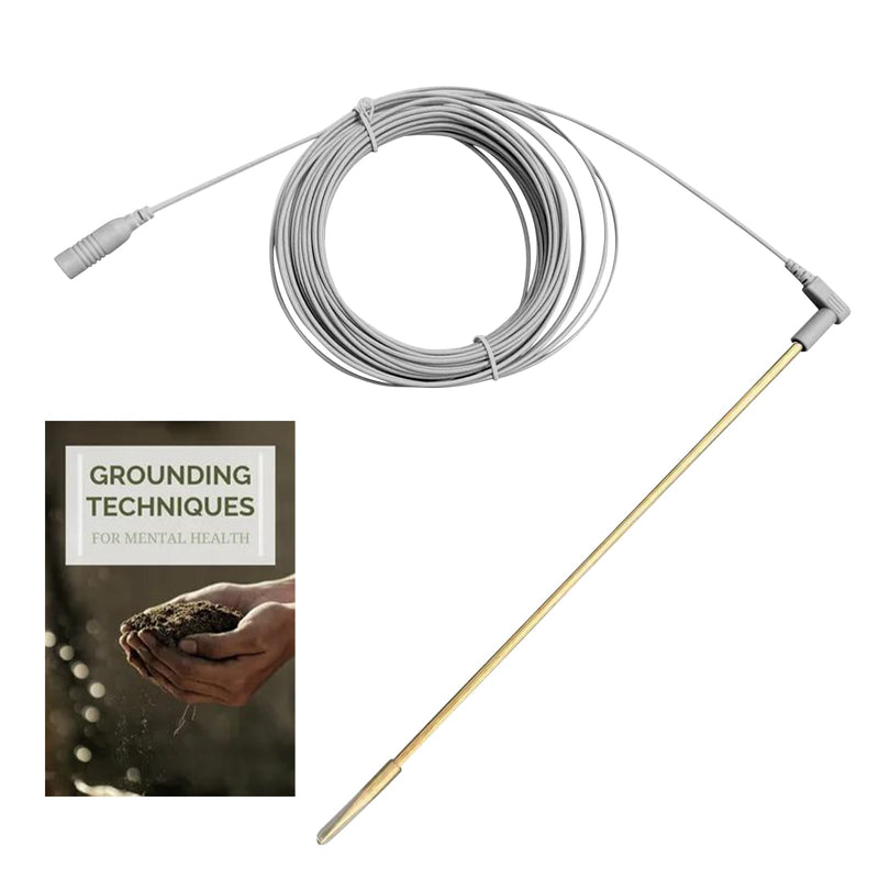 [Australia - AusPower] - Grounding Mat Copper Grounding Rod Kit, Includes 40ft &15ft Grounding Cord for Better Sleep Wellness Balance 