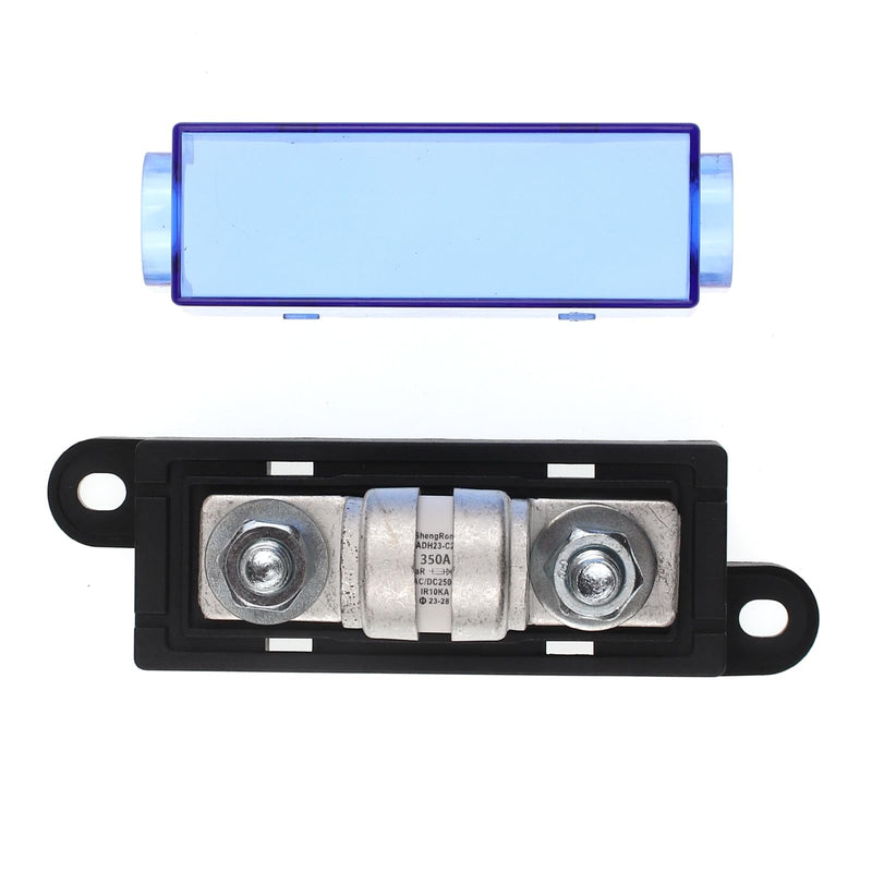 ZOOKOTO 150VDC IR10KA Fuse Block 350A Class T Fuse Holder with 350 amp, Fits for Inverters and High- Power Appliances in Marine Boats, Cars, Trucks, RVs Class T 150V IR10KA 350A