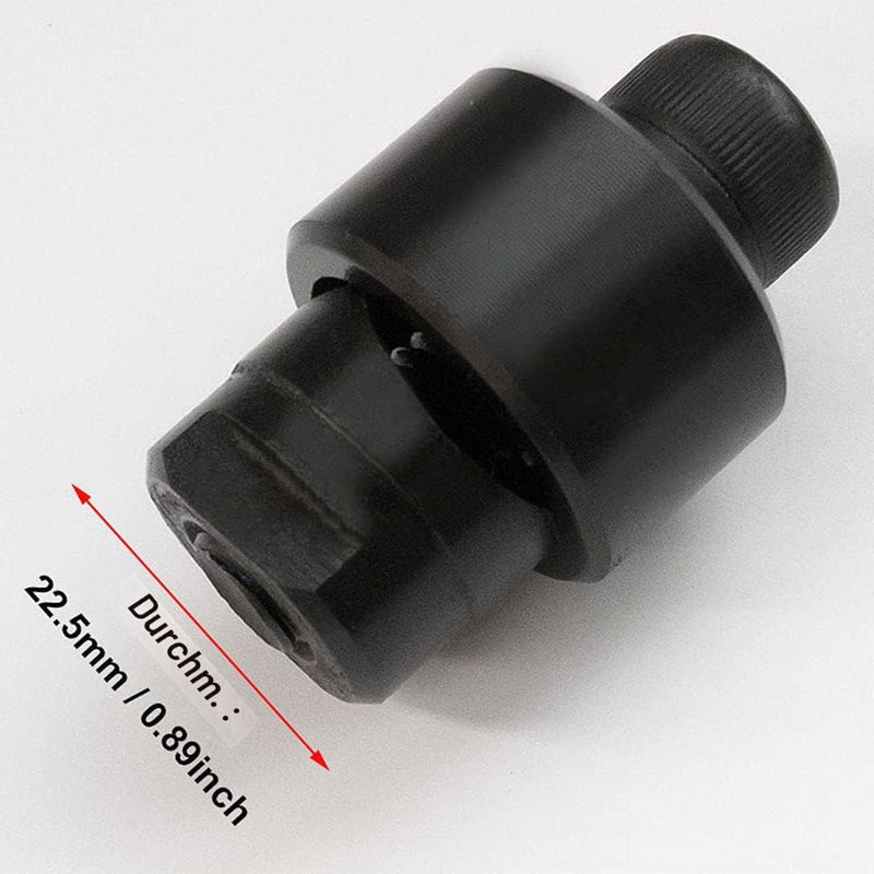 SagaSave 22.5mm Hole Cutter Hole Punch Screw Hole Punch for Sink Faucets Sheet Metal Hexagonal Steel Plate Stainless Steel 22.5 mm