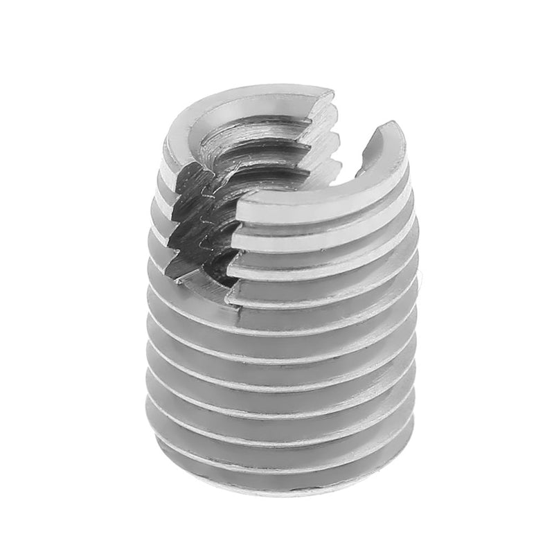 [Australia - AusPower] - 20pcs Thread Repair Insert, Metal Self Tapping Slotted Screw Thread Insert Helical Repair M4 x 8mm Set 