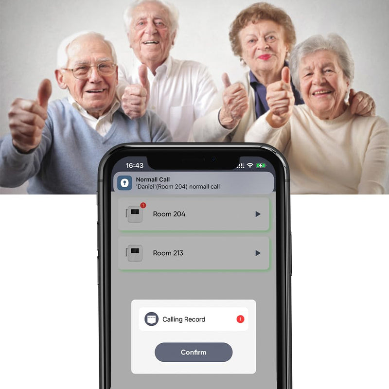 [Australia - AusPower] - FORFEND Caregiver Pager Black 