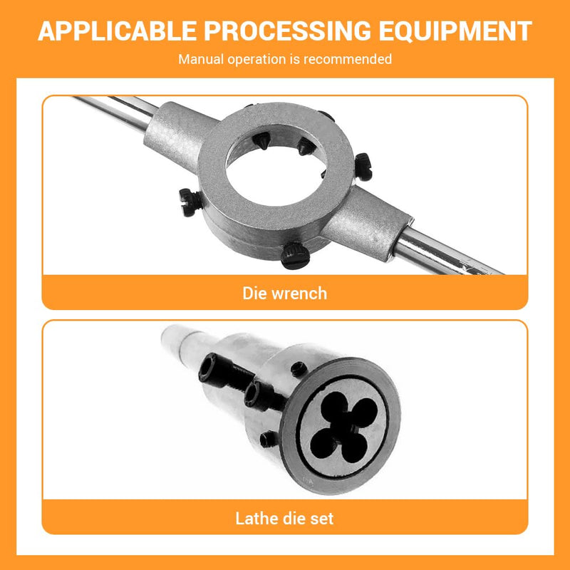 M14 x 1.5mm Round Fine Thread Die | Left Hand Thread Alloy Steel Round Die for Thread Forming Machining Repair Screw Cutting Tool M14x1.5mm(Left hand)