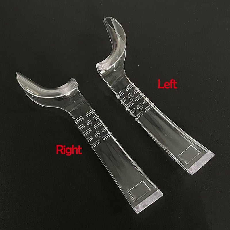 [Australia - AusPower] - Angzhili 4 Pcs Dental Intraoral Cheek Retractor,Half-Lip Retractor,Unilateral Lip Retractors for Adults,Oral Care Tool,2 Left+2 Right,Large Size 