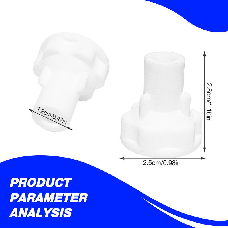 10 Pack Air Inlet Intake Filter Compatible with Devilbiss Pulmoneb Pulmo-Aide 3655D, CPAP Disposable Air Inlet Filter Replacement