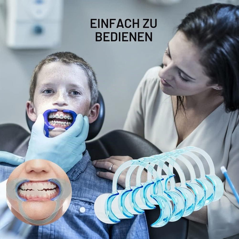 C-Shape Mouth Opener, Dental C-Shape Mouth Opener, Mouth Opener Challenge, Cheek Holder, Mouth Angle Holder, for Oral Examination, Treatment, Teeth Whitening