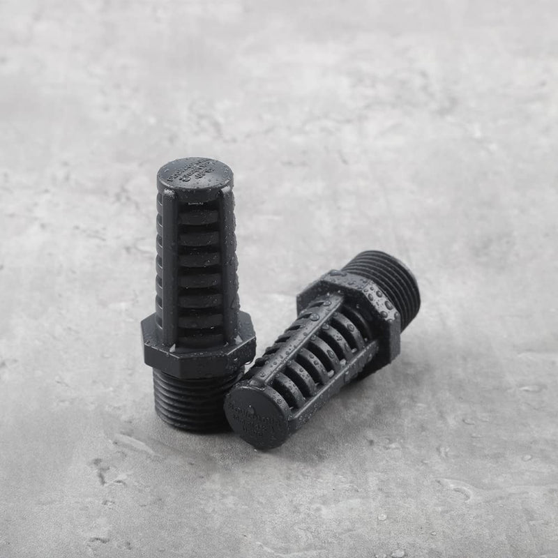 [Australia - AusPower] - 1/2 Inch Threaded Suction/Overflow Strainer, Screen Strainer 1/2 Inch (2 Pieces) 1/2" 