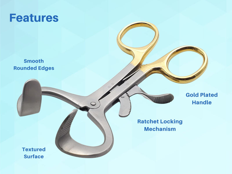 [Australia - AusPower] - Dental Molt Mouth Gag 4.75 inch Long with a 2-inch Opening Mouth Opener Dental Molt 