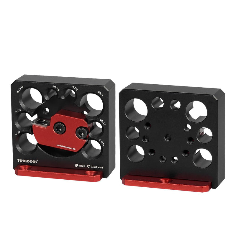 [Australia - AusPower] - Toolcool Electric Drill Carbide Inserts Dowel Maker High Speed Cutter Plate (Imperial 8 Holes) Imperial 