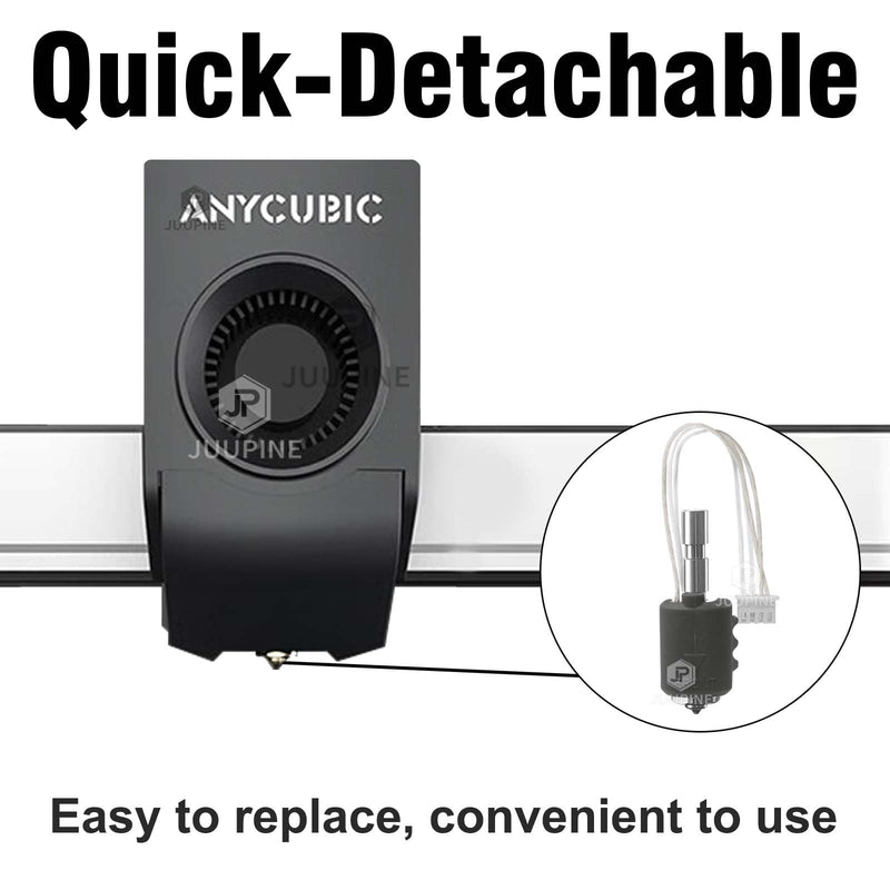 for Anycubic Kobra 3 Max Nozzle&Hotend(0.4mm) New Upgrade with 0.6MM and 0.8MM Quick Change High Flow Integrated Hardened Steel Nozzle Throat Extruder Kit for Anycubic Kobra 3 Max Combo 3D Printer 0.4mm Hotend with 2 PCS Nozzle