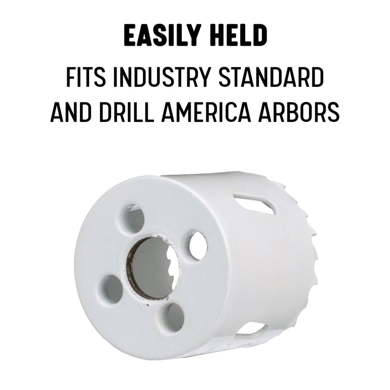 Drill America 5-1/4" Bi-Metal Hole Saw, Made in USA, Cuts Wood, Plastic, Metal, Long-Lasting Durable Blade DMS04-1133-1 5-1/4"
