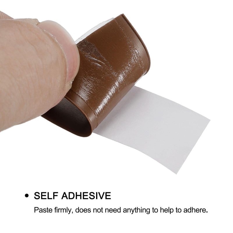 uxcell Caulk Tape, Brown Toilet Caulk Strip Self Adhesive 1.5" x 16.4Ft Caulking Sealant Tape with Sealing Tool for Kitchen Bathroom Edge Protector