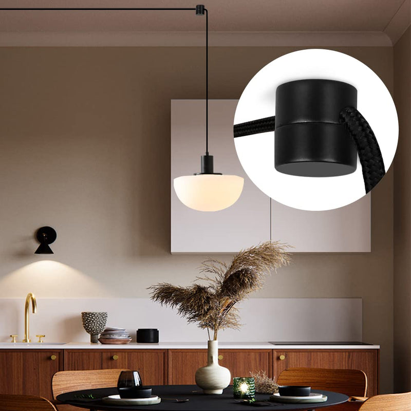 [Australia - AusPower] - 3 Pack Metal Swag Hooks for Ceiling Hanging Lights, Pendant Light Hook for Ceiling Lamp, Black Ceiling Hooks, DIY Lamp Hanging Electric Wire Cable Cord Chandelier Fixture Hardware Wall Hook 3 Pack 