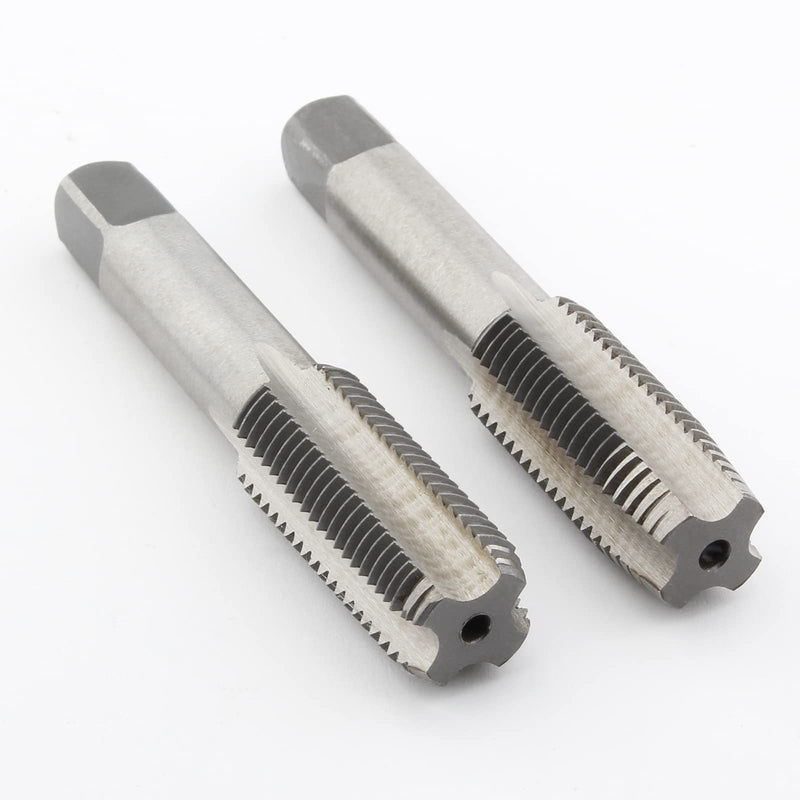 [Australia - AusPower] - 2pcs M18x1.5 Tap, M18 Metric Thread Tap Right Hand Thread Tapping Tool, HSS Thread Milling Taps (M18 x 1.5, Taper & Plug Tap) 