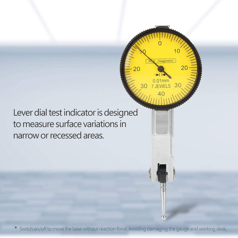[Australia - AusPower] - Magnetic Base Holder Stand, Magnetic Indicator Arm, Flexible Magnetic Base Dial Test Indicator, Surface Dial Holder, Dial Test Indicator, Small Indicator Stand, Adjustable Dial Tool Measuring 