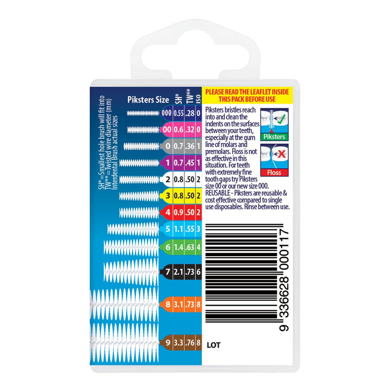 [Australia - AusPower] - Piksters Interdental Brushes (40 Pack, Size 1 (Purple)) 40 Count (Pack of 1) Size 1 (Purple) 