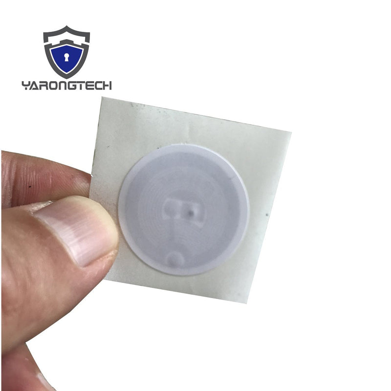 [Australia - AusPower] - YARONGTECH RFID sticker tag 13.56mhz Round 25mm adhesive back -50pcs Diameter 25mm 