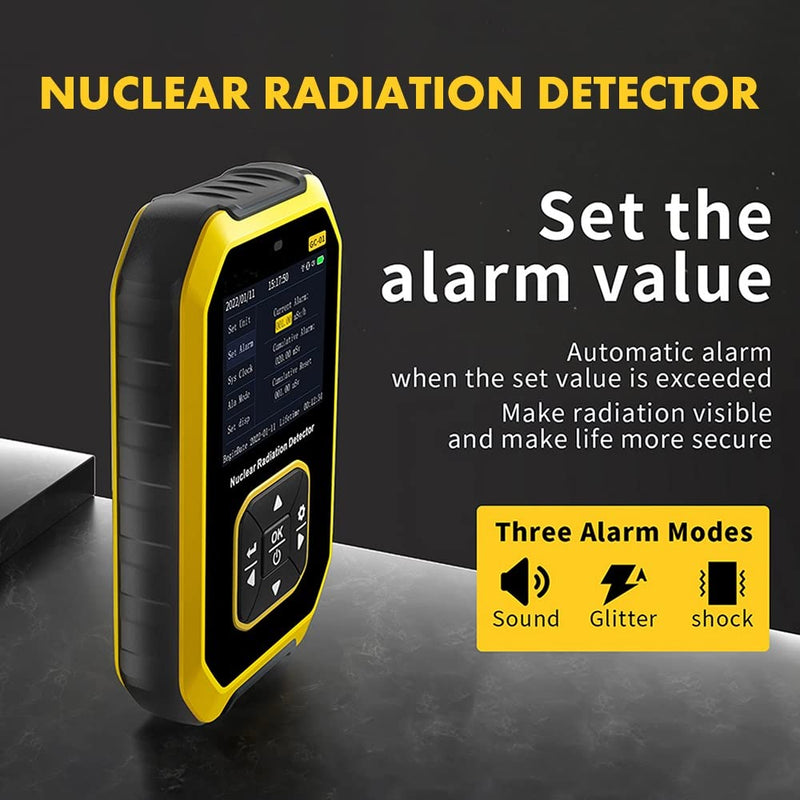 [Australia - AusPower] - Jadeshay GC01 Geiger Counter Nuclear Radiation Detector Personal Dosimeter X-Ray Radio Activity Tester with LCD Display 
