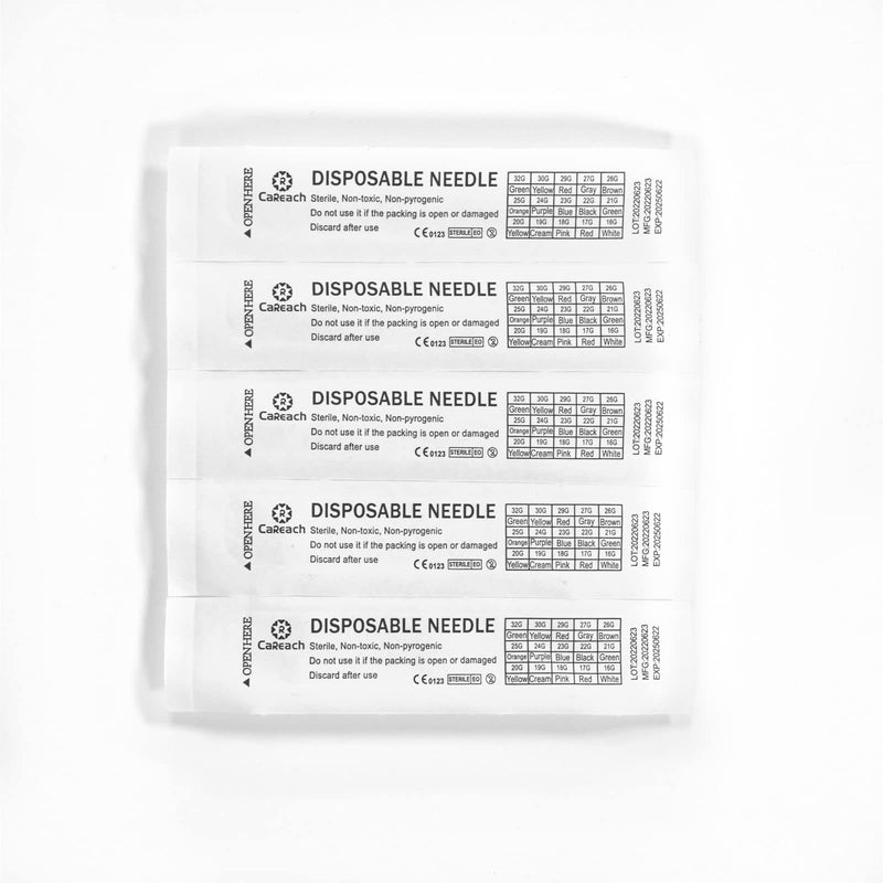 [Australia - AusPower] - 100pcs 25 Gauge Needles 1inch for Industrial Lab Accessories, Measuring and Refilling Inks 25Ga 1 inch 