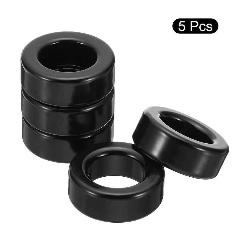 [Australia - AusPower] - QUARKZMAN Toroid Core 24 x 42 x 16 mm Iron Ferrite Chokes Ring Power Toroidal Transformer Stabilisation Signal Transmission Resistance Electromagnetic Interference Black Pack of 5 24x42x16mm 